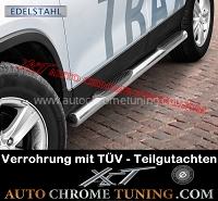 Edelstahl Trittbretter für Chevrolet Trax 2013 -